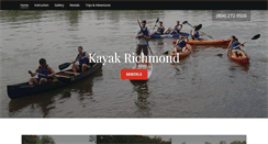 Desktop Screenshot of kayakrichmond.com