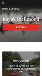 Mobile Screenshot of kayakrichmond.com